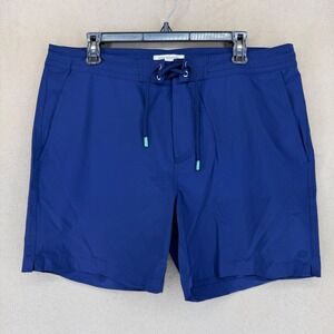 Tori Richard Mens Blue Swim Trunks Shorts Size 36 Board Shorts